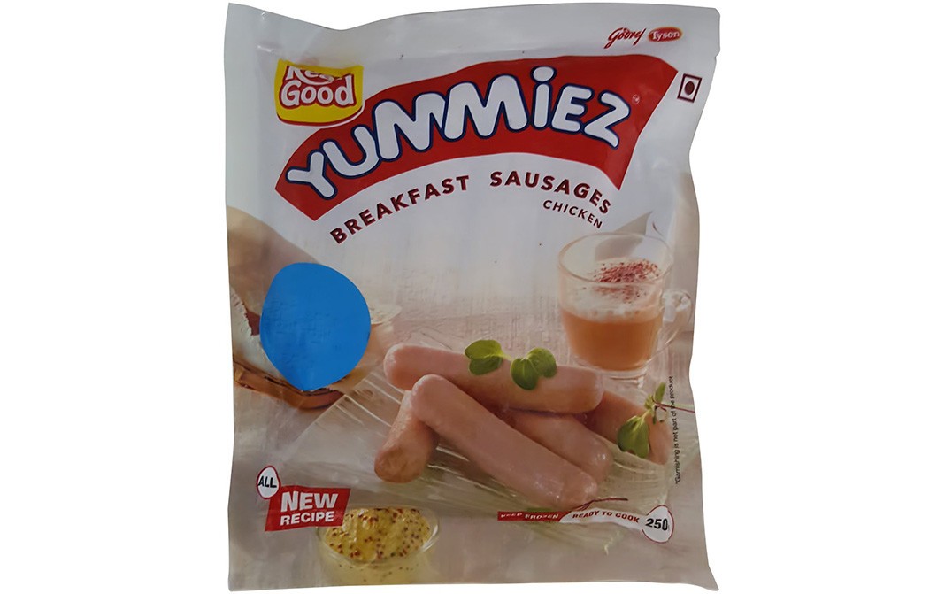 Yummiez Breakfast Sausages Chicken    Pack  250 grams